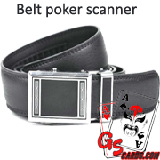 Scanner de cinto de poker equipamento de trapaça para cartões de código de barras