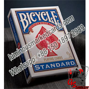 blue bicycle marked playing cards