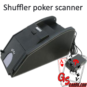 Como fazer batota enquanto baralhar cartões com interior câmera de scanner de poker