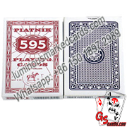 marcas invisibles en Piatnik 595 cartas de juego