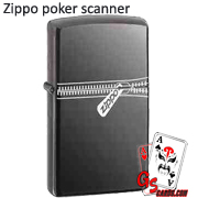 poker camera inside the zippo to spy the juice marked cards