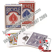 cartões marcados cartão de bicicleta