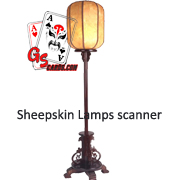 Lámparas de piel de oveja código de barras baraja lente predictora