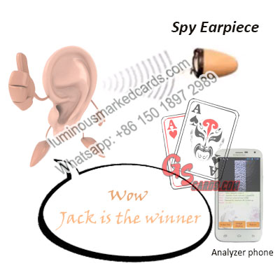 poker trick wireless spy earpiece